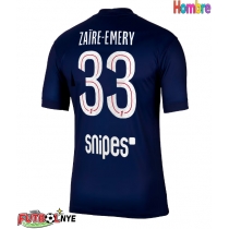Camiseta Paris Saint-Germain Warren Zaire-Emery #33 Primera Equipación 2025-26 manga corta